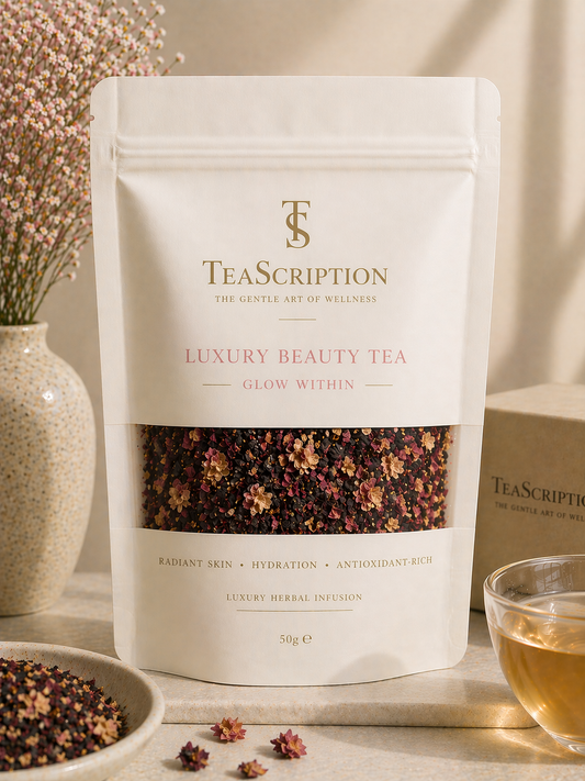 Luxury Beauty Tea - 'Glow Within'  Pre Order - Limited First Release 1-2 Week Shipping